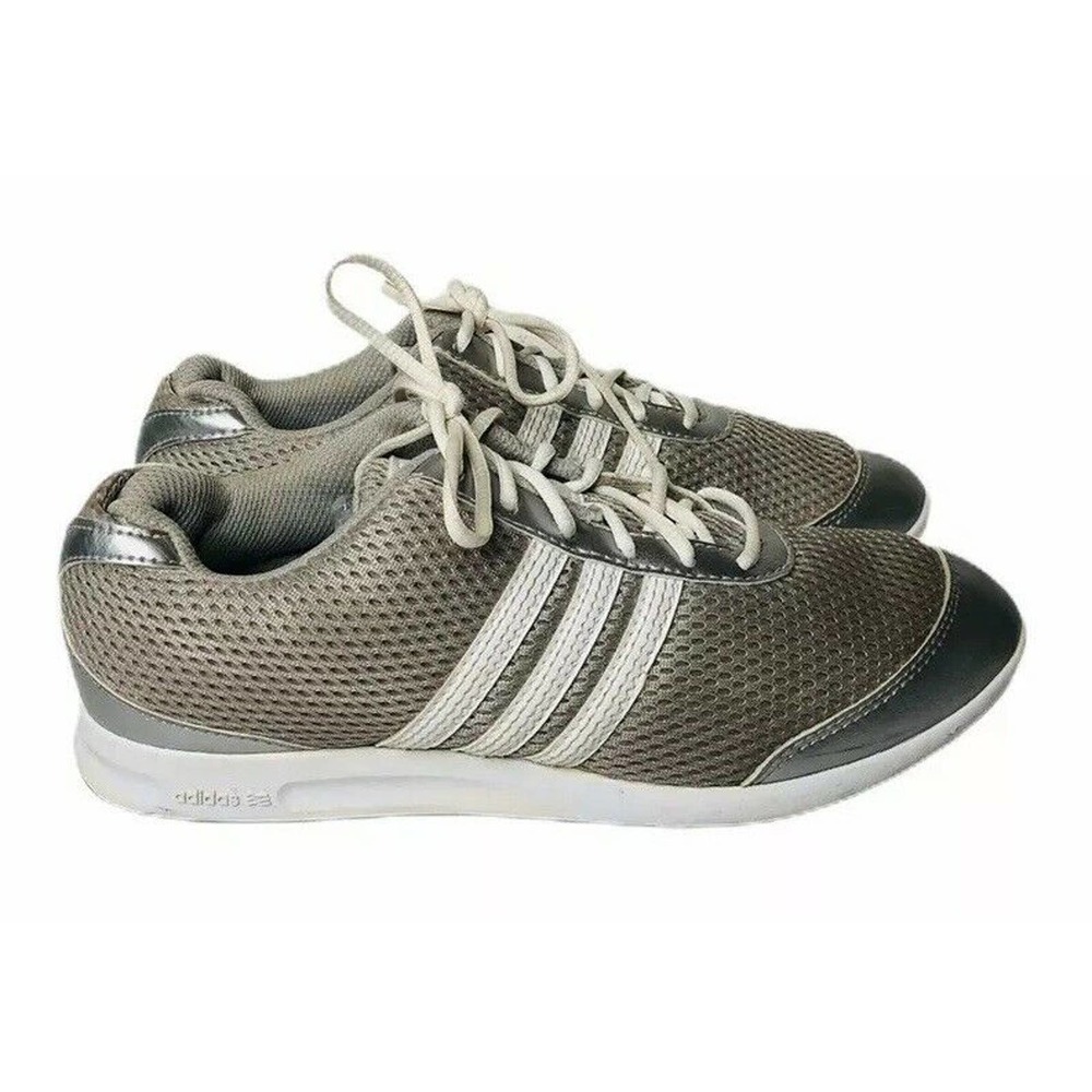 Womens Adidas Adicross S Street Lace Up Spikeless Golf Shoes Silver Gray Size 6